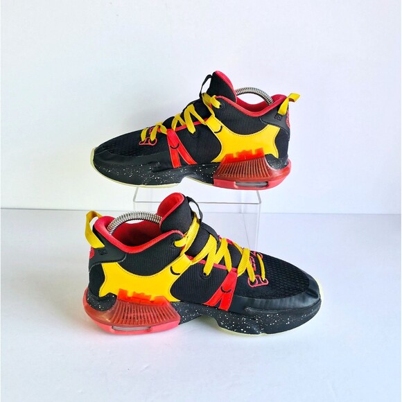 NIKE Lebron Witness VII 7 GS Black Crimson Kids Youth Sneakers 6.5 DQ8650-001 - Picture 6 of 15